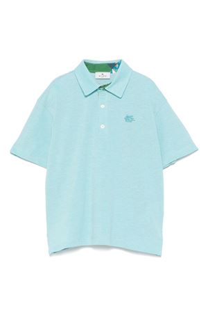 Pegaso-Embroidered Polo Shirt ETRO KIDS | GW8P31Z280760I